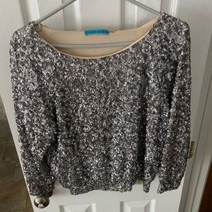Alice + Olivia sequin top- offers accepted